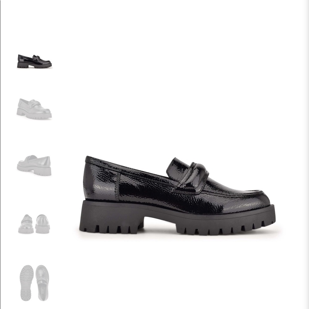 Lug sole loafers